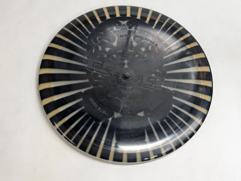 Dynamic Discs X-OUT Lucid Truth 180g Yellow PFN Old Run Midrange Dyed - Image 2 of 4