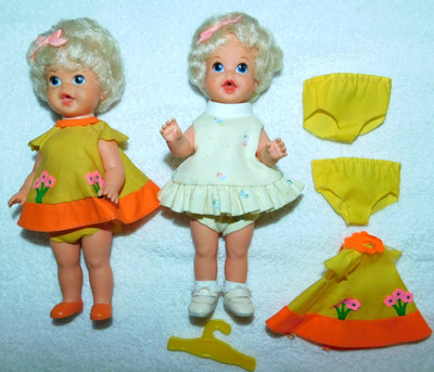 (2) Vintage Mattel ''Baby Fun'' Dolls