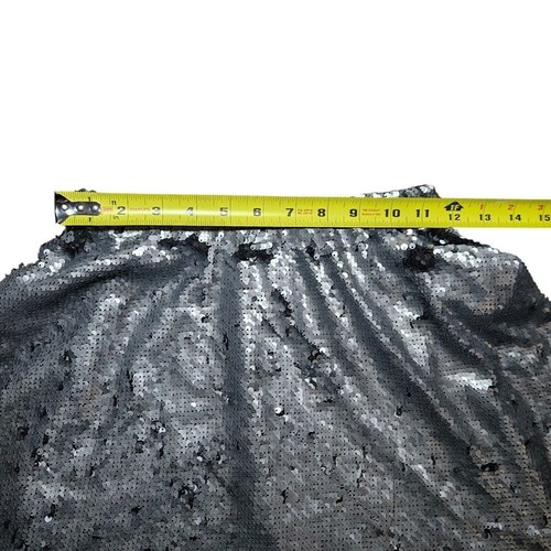 T+J Designs Silber Pailletten Minirock Gr. XS/S Disco Glam Y2K Urlaub Party - Bild 8 von 8