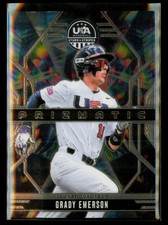 2026 Panini Stars & Stripes Prizm USA Baseball Grady Emerson Prizmatic #3