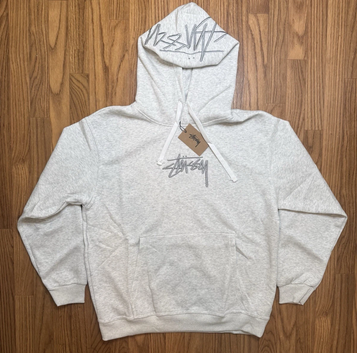 Gray Stussy Cotton Hoodies & Sweatshirts for Men for Sale | Shop
