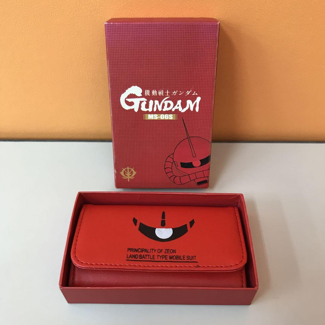 Gundam Zaku Key Case Char Exclusive With Box Color Red Rare Anime Character