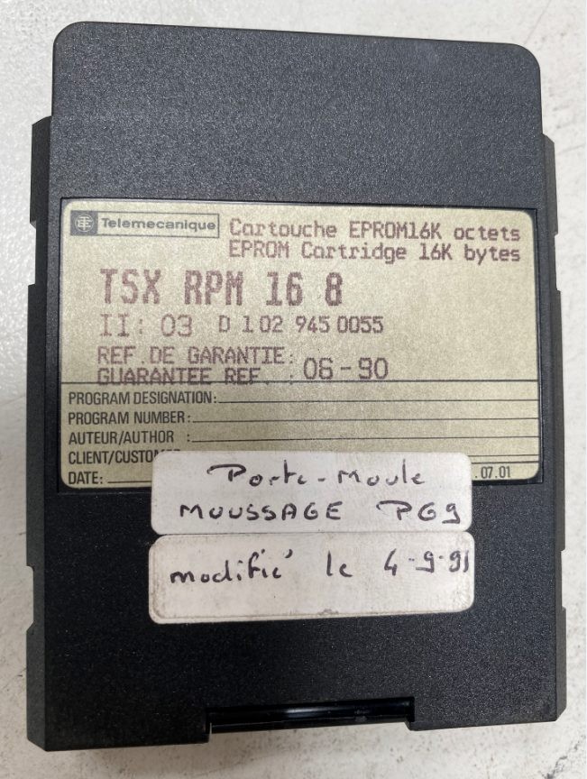Module TSX RPM168 Telemecanique avec interface de communication rapide 24V