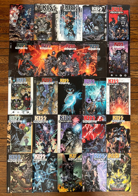 KISS PSYCHO CIRCUS 24 ISSUE LOT W/ TODD MCFARLANE PROMO Spawn Clayton Crain 31