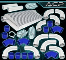 Turbo Charger Front Mount Intercooler Fmic + 75mm Piping Kit + Couplers + Clamps