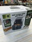 GreenPan 7Qt Ceramic Nonstick 360 Clear View Air Fryer - New