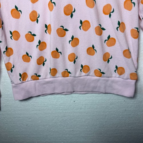 American Eagle Damen Small Pink Pfirsich Neuheit Grafikdruck Sweatshirt Pullover - Bild 6 von 10