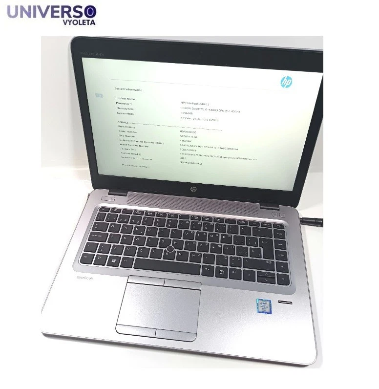 HP EliteBook 840 G3 · i5-6300U · 4GB · 120GB, foto 1 de 5