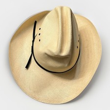 Vintage Resistol 4X Shantung Panama straw cow...