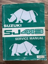 Suzuki Samurai SJ413 Service Manual 1st Edition Inc Wiring Diagrams