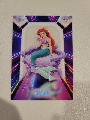 2026 Topps Disney Neon Illuminated Neon Lights #NPL-3 Ariel