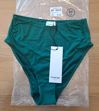 Firetrap Women's High Waisted Green Bikini Bottom - Size 10 - BNWT - RRP  20