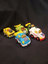 Lot Of 5 Vtech Go Go Smart Wheels Vehicles ALL TESTED