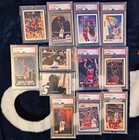 Michael Jordan PSA Graded Card Lot (12) Bulls 1990-92 Hoops/SkyBox/Upper Deck