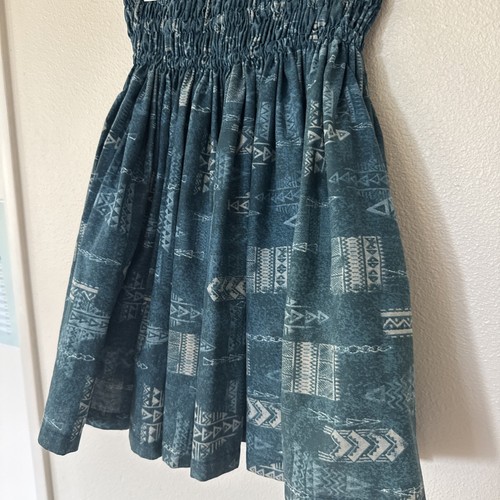 Lani’s General Store Hawaii Keiki Pa'u Skirt Hula Kid 4 5 6 Blue Pau - Picture 3 of 12