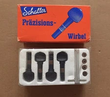 Vintage Wood Violin Fiddle Tuning Pegs SCHALLER PRAZISIONS WIRBEL