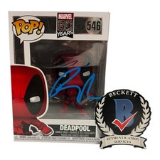 Ryan Reynolds Signed Autograph Deadpool Funko Pop 546 BAS Marvel