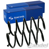 2X Sachs Fahrwerksfeder Vorderachse Passend FüR Opel Meriva A (X03) 1.4 16V