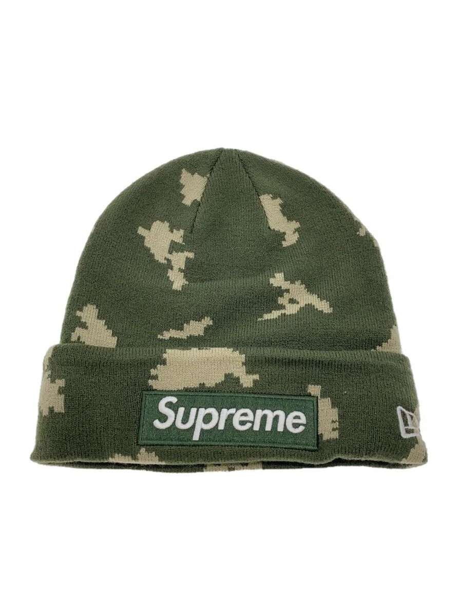 Casquette tricot Supreme NEUVE acrylique kaki camouflage homme
