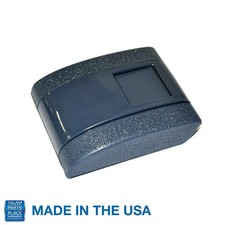 1967-72 Gm Plastic Standard Seat Belt Cover With Button - Blue 1967-72 Gm Plastic Standard Seat Belt Cover With Button - Blue