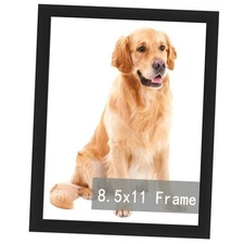  8.5x11 Picture Frame,Document Frame Certificate 8.5x11inch(set of 1) black