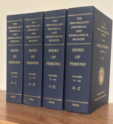 New England Historical & Genealogical Register, Index of Persons Vol 51-148,1995
