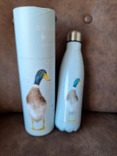 Image of Wrendale Designs Insulated Water Bottle Duck Brand New In Box