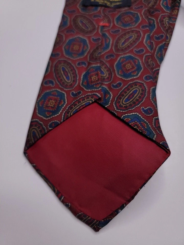 Corbata formal Hardy Amies para hombre 56"Lx4"W corbata multicolor Foto 4 de 4