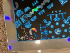 Todd Slater 1987 Mega Man Art Print Blue Foil Hologram NES Retro #14/100