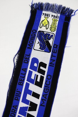 Forza Inter 1964 1965 Vintage Blue Distressed Soccer Football