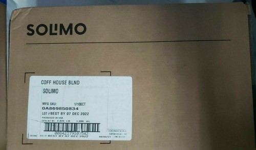 Coffee Solimo Medium-Dark Roast 100 