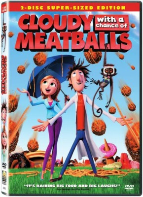 Cloudy with a Chance of Meatballs (DVD, 2009) (New Sealed)