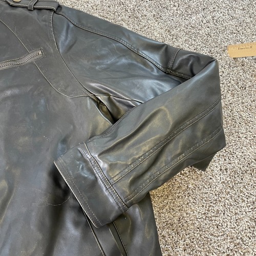 Brave Soul Jacket Mens 2XL XXL Black Full Zip Sherpa Lined Biker Motorcyle Men * - Picture 3 of 11