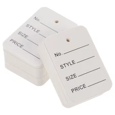 1000PCS Goods Hanging Price Tag Clothing Price Tags Commodity Price Display Tags