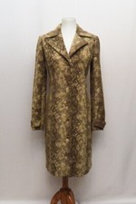 Vintage Laundry womens dress animal print midi size 4 modern S+ 90s