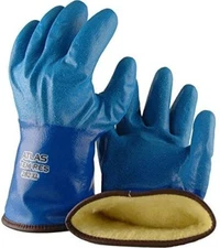 Showa 282 TEMRES Blue Waterproof Breathable Insulated Cold Weather Work Gloves