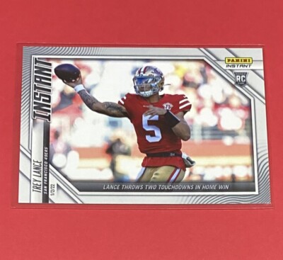 2022 Panini Instant Trey Lance ROOKIE CARD 1/551 San Francisco 49ers #162 RC  