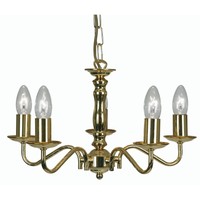 Oaks Lighting 8230/5 Go Nador 5 X 60 Gold - 8230/5 Go Oaks Lighting 8230/5 Go Nador 5 X 60 Gold - 8230/5 Go