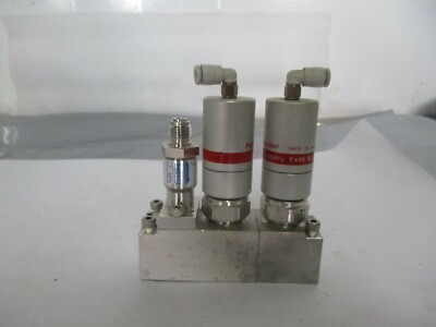 Fujikin FBSDL-6.35UGC-2B3-DVD 2x 0.39-0.59MPa IGS Valve
