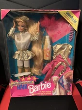 1992 NEW IN BOX VINTAGE HOLLYWOOD HAIR BARBIE DELUXE PLAY SET ALL ACCESSORIES