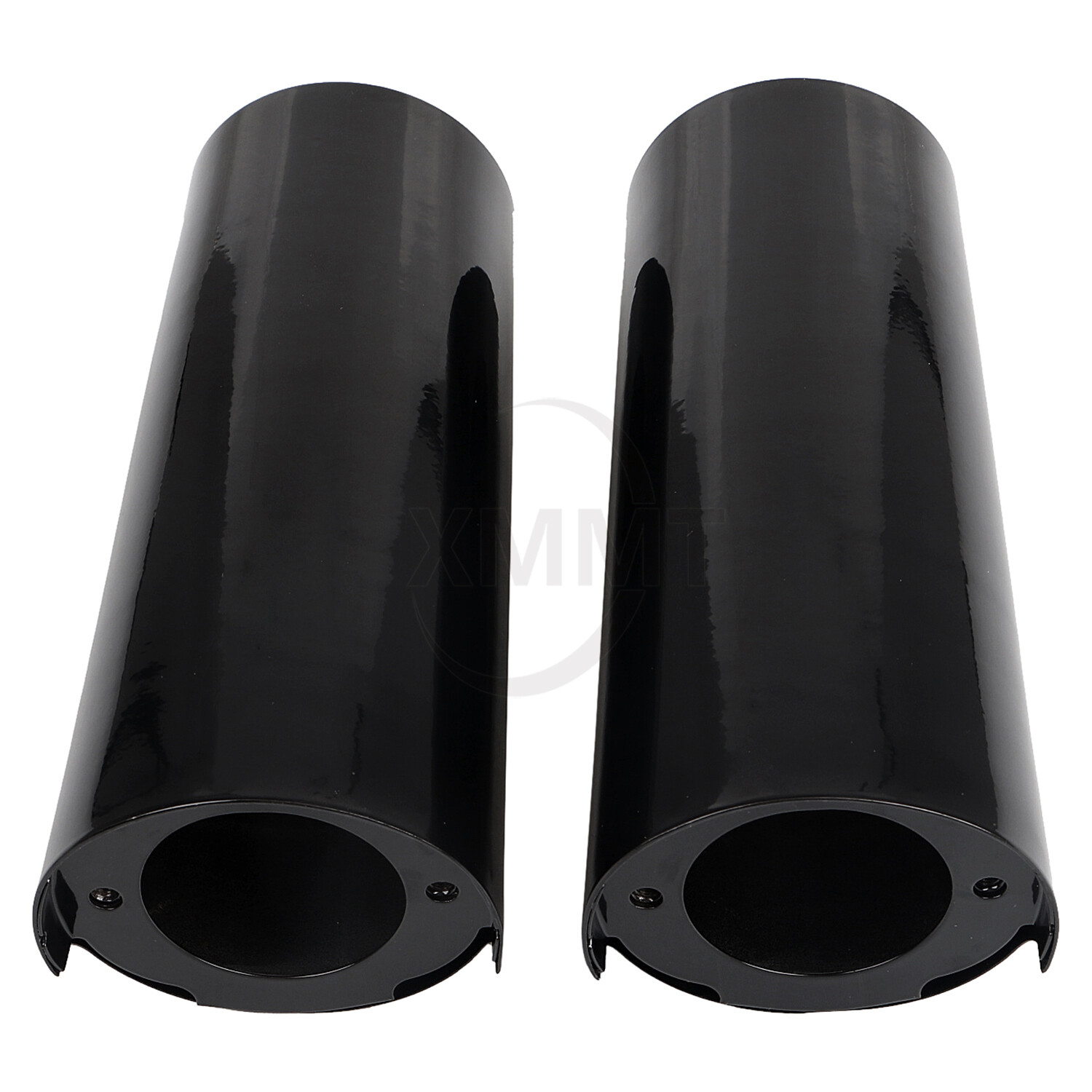+2" Extended Fork Tube Slider Covers Cowbells For Harley Touring Road King Glide eBay
