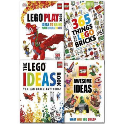 Lego 4 Books Collection Set 365 Things To Do With Lego Bricks The Lego Ideas Boo