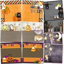TRICK OR TREAT NPM - Scrapbook Layout Set