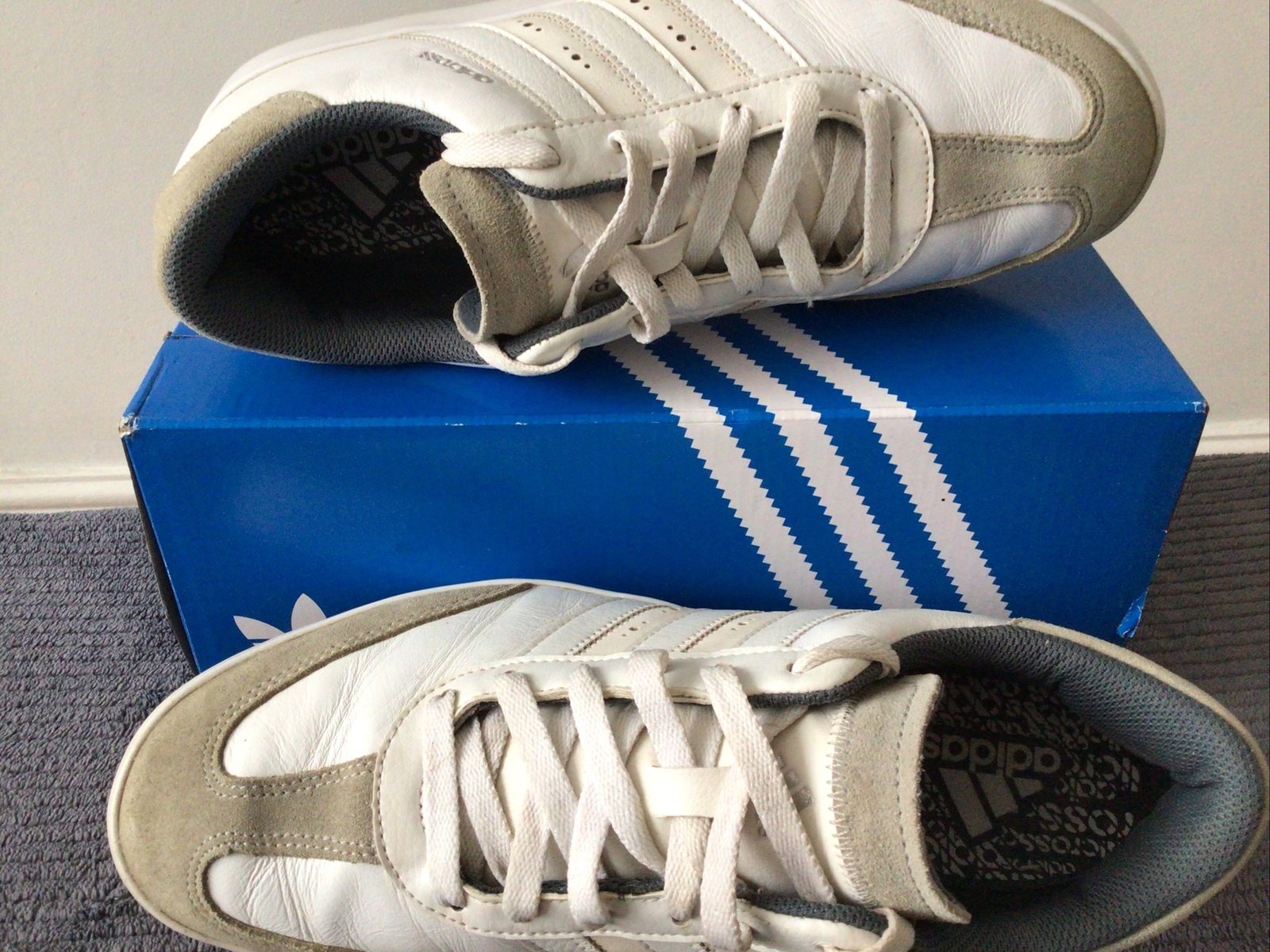 Adidas Adicross V WD Mens White Golf Shoes Size UK 8 eBay