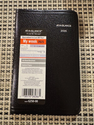 2025 AT-A-GLANCE DayMinder Weekly Appointment Book Planner (3.5'' x 6'') G250-00