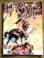1978 HEAVY METAL MAGAZINE VOL 1 #10 CORBEN MOEBIUS ADULT ILLUSTRATED FANTASY