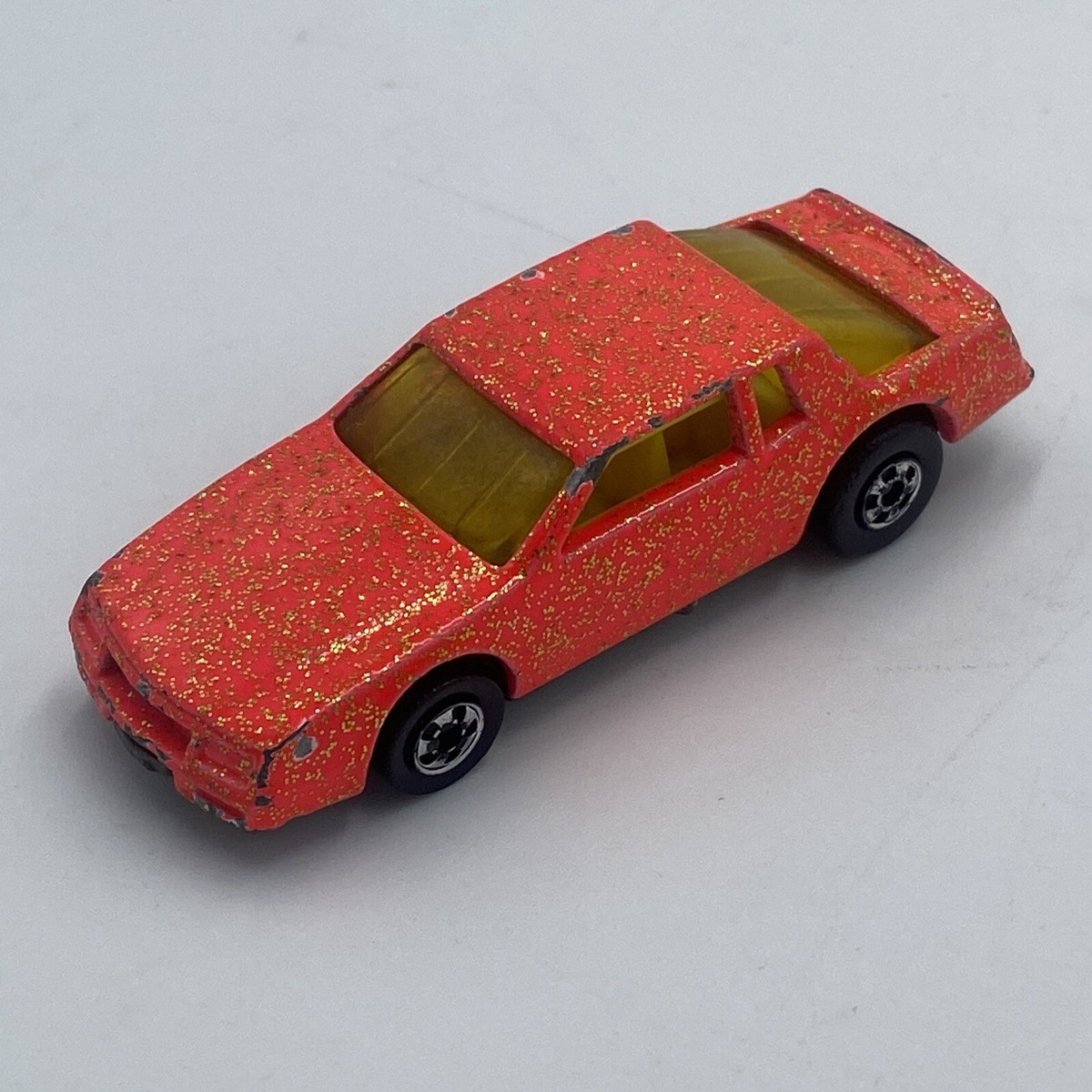 Hot Wheels Mattel 1988 Chevy Monte Carlo Orange Glitter Malaysia