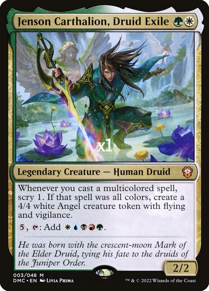 MTG CMD: Dominaria United DMC Jenson Carthalion, Druid Exile MINT