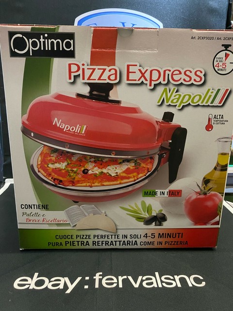 Optima Express Napoli 1200W Forno per Pizza - Rosso | Acquisti Online su  eBay