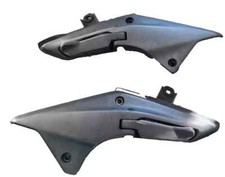 COPPIA PEDANE POGGIAPIEDI DX E SX GRIGIO ANTRACITE HONDA SILVERWING 400 600 2006